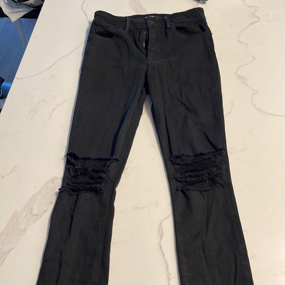 Joe skinny leather jeggings